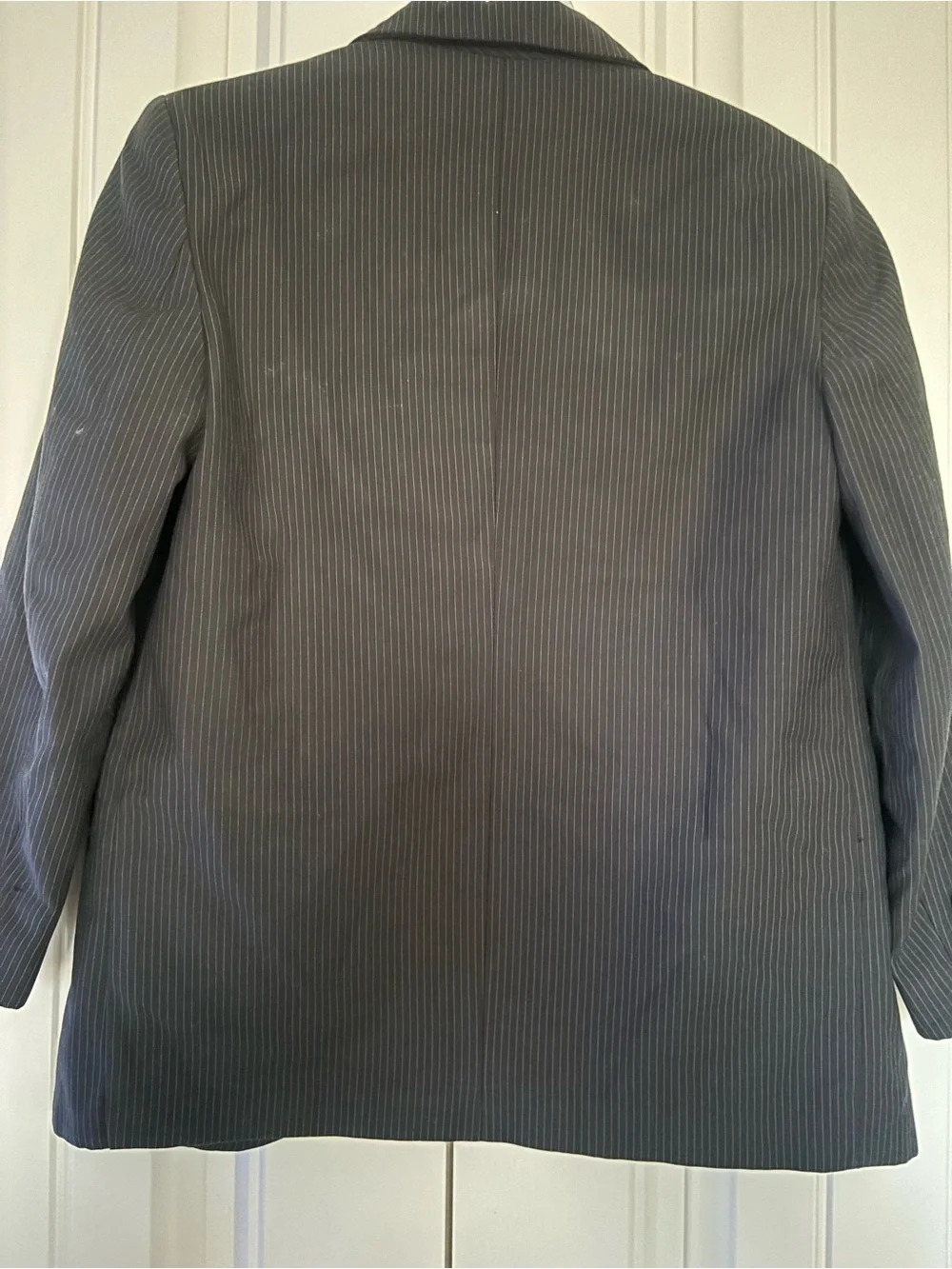 Van Heusen Black Pinstripe Blazer Liner with Label